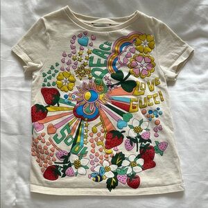 Gucci Kids Colorful Graphic Tee